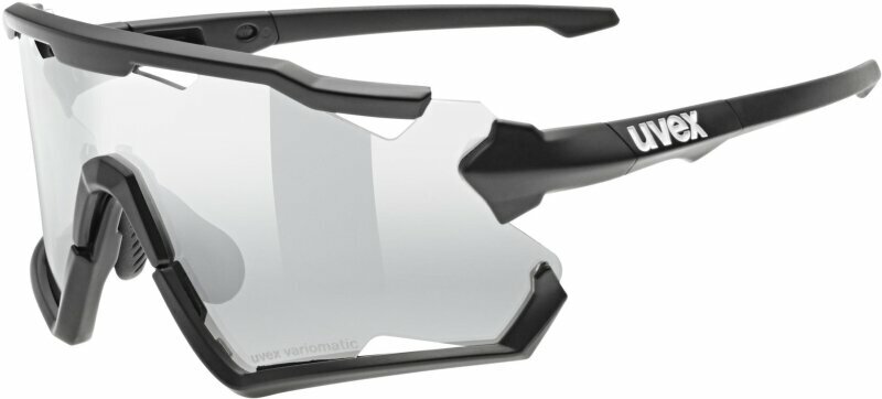 Fietsbril UVEX Sportstyle 228 V Black Matt/Variomatic Smoke Fietsbril