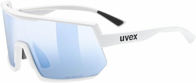 Cycling Glasses UVEX Sportstyle 235 V White/Variomatic Smoke Cycling Glasses
