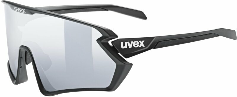 Photos - Sunglasses UVEX Sportstyle 231 2.0 Set Black Matt/Mirror Silver/Clear Cycling Gl 