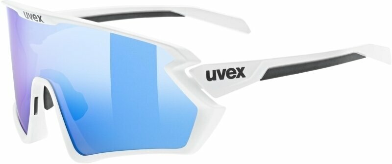 Óculos de ciclismo UVEX Sportstyle 231 2.0 White Matt/Mirror Blue Óculos de ciclismo