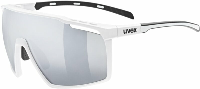 Cycling Glasses UVEX MTN Perform White Matt/Mirror Silver Cycling Glasses