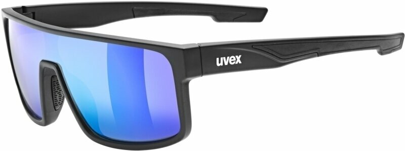 Sport Glasses UVEX LGL 51 Black Matt/Mirror Green