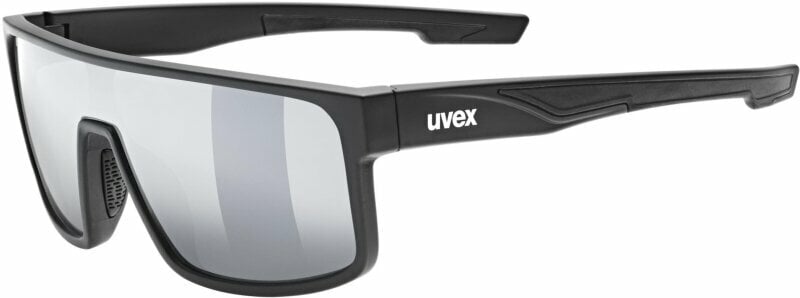 Sportbril UVEX LGL 51 Black Matt/Mirror Silver