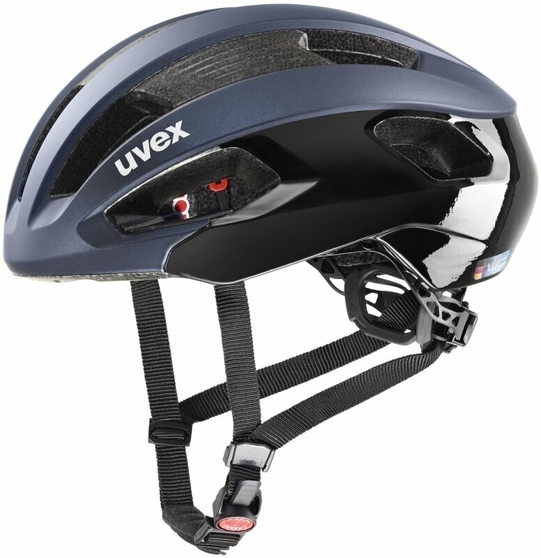 Capacete de bicicleta UVEX Rise CC Deep Space/Black 52-56 Capacete de bicicleta