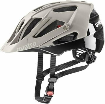 Bike Helmet UVEX Quatro CC Oak Brown/Black 56-61 Bike Helmet - 1