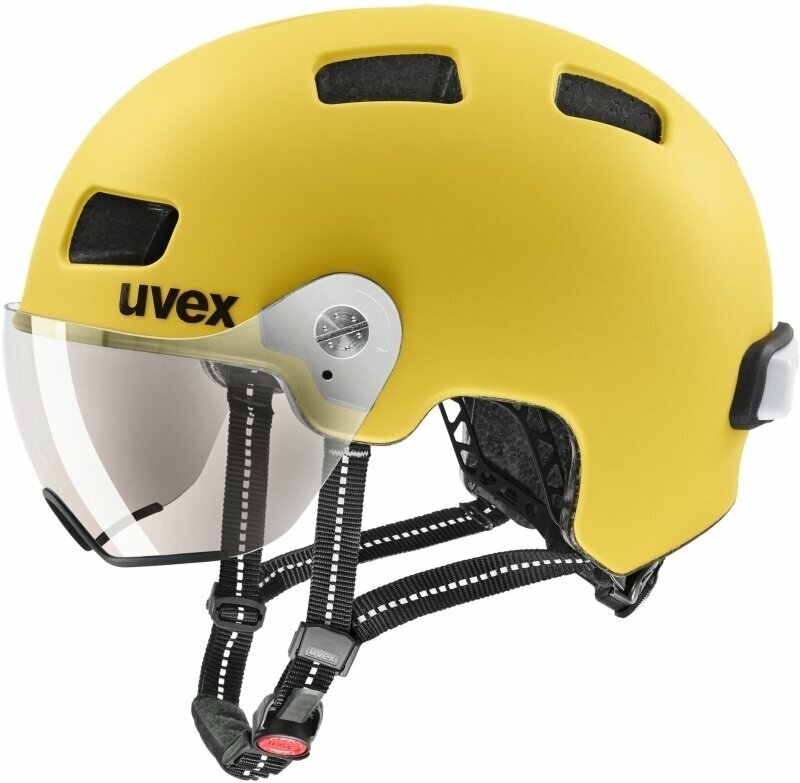 Cyklistická helma UVEX Rush Visor Sunbee Matt 55-58 Cyklistická helma
