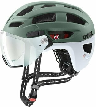 Bike Helmet UVEX Finale Visor Vario Moss Green/Cloud M 52-57 Bike Helmet - 1