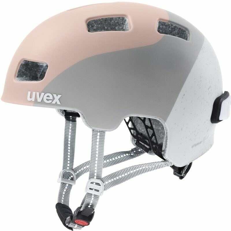Cyklistická helma UVEX City 4 Dust Rose/Grey Wave 51-55 Cyklistická helma