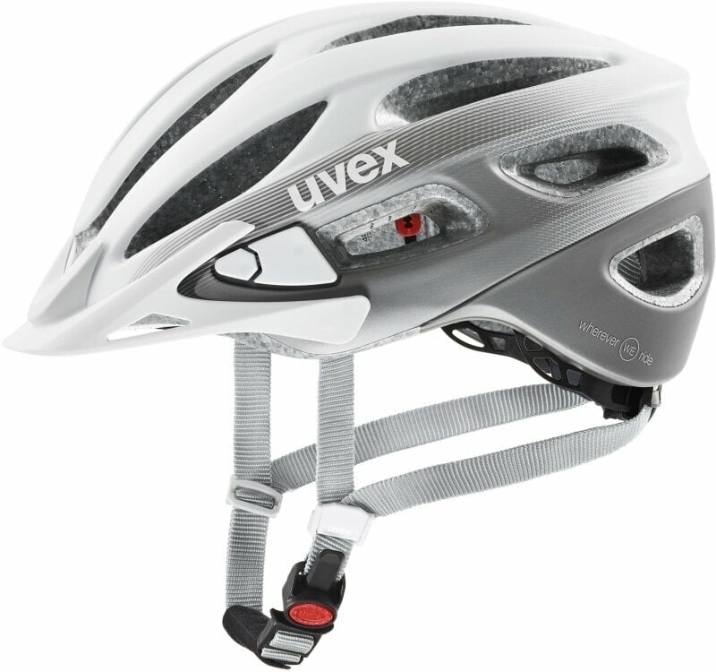 Capacete de bicicleta UVEX True CC White/Grey WE 52-55 Capacete de bicicleta