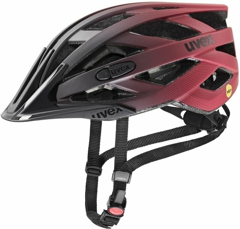 Cyklistická helma UVEX I-VO CC Black/Red 56-60 Cyklistická helma