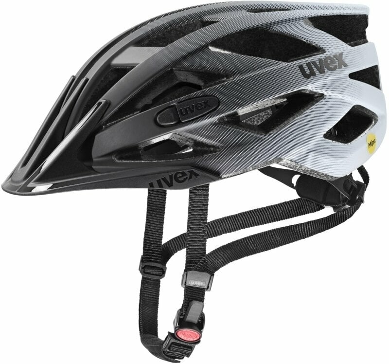 Cyklistická helma UVEX I-VO CC Black/Cloud 52-57 Cyklistická helma