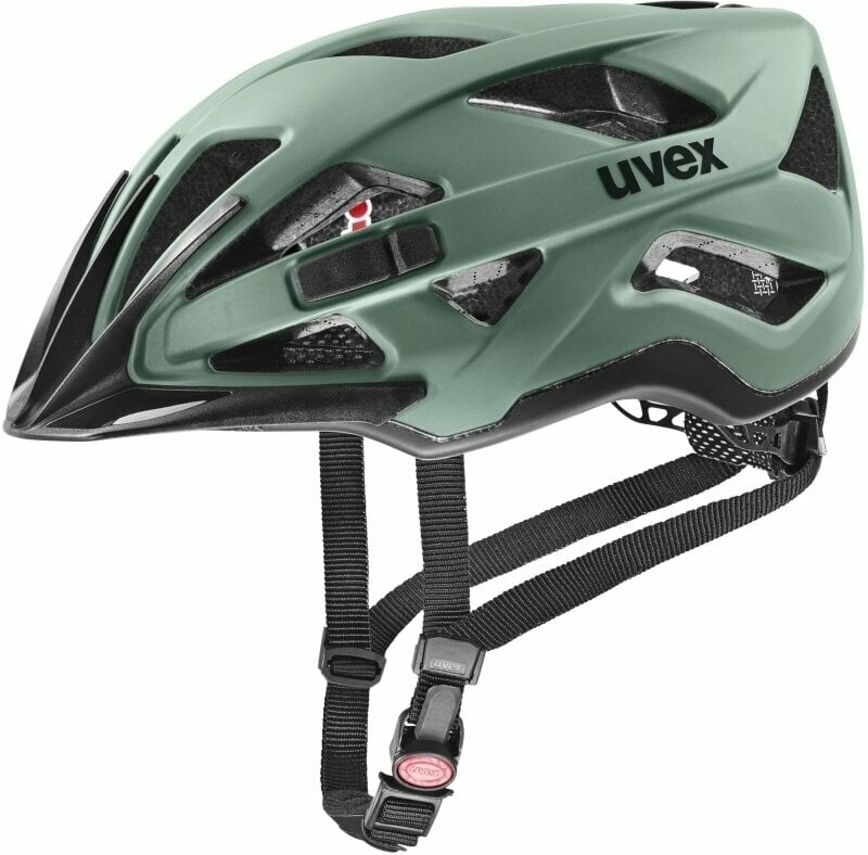 Levně UVEX Active CC Moss Green/Black 52-57 Cyklistická helma