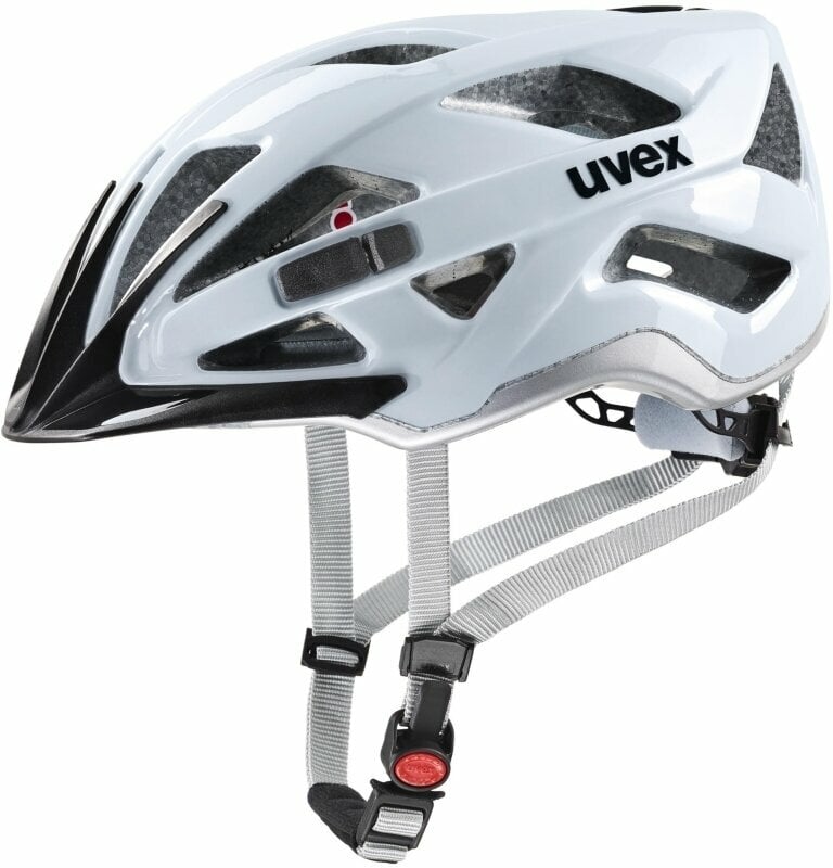 Levně UVEX Active Cloud/Silver 56-60 Cyklistická helma