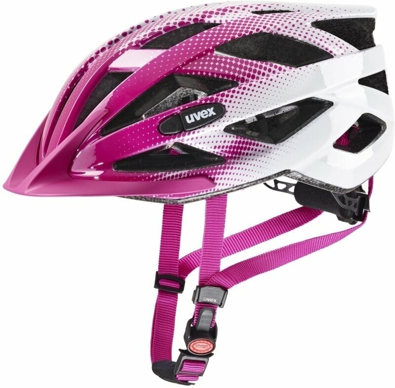 Levně UVEX Air Wing Pink/White 56-60 Cyklistická helma