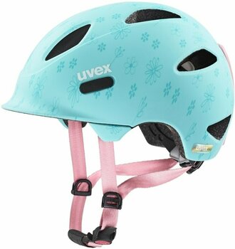 Kinder fahrradhelm UVEX Oyo Style Flowers Cyan Matt 50-54 Kinder fahrradhelm - 1