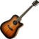 Cort Core-DC Mahogany Open Pore Black Burst Elektroakustická gitara Dreadnought