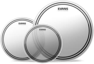 Conjunto de membranas/parches de tambor Evans ETP-EC2SCTD-S EC2 Clear Standard Conjunto de membranas/parches de tambor