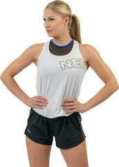Majica za fitnes Nebbia FIT Activewear Tank Top “Racer Back” White XS Majica za fitnes