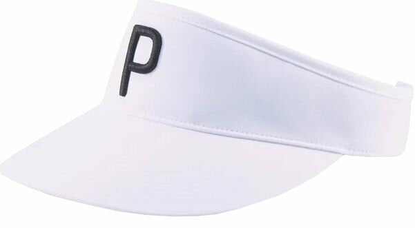 Kapa za golf Puma P Visor Adjustable Bright White/Puma Black