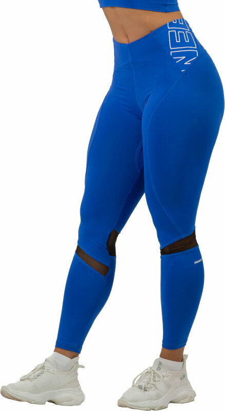 Fitness Trousers Nebbia FIT Activewear High-Waist Leggings Blue XS Fitness Trousers