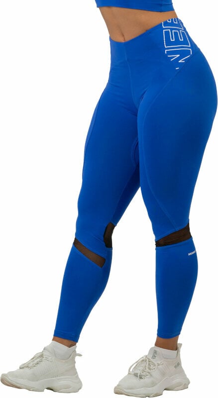 Fitness-bukser Nebbia FIT Activewear High-Waist Leggings Blue L Fitness-bukser