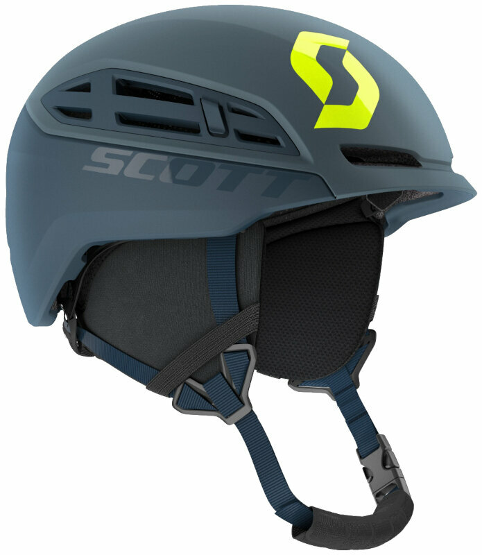 Lyžařská helma Scott Couloir Mountain Storm Grey/Ultralime Yellow L (59-61 cm) Lyžařská helma