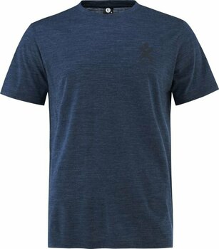 T-shirt de exterior Bula Pacific Solid Merino Wool Tee Denim XL T-Shirt - 1