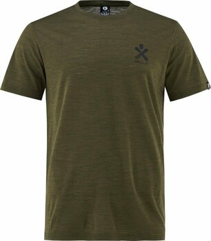 T-shirt de exterior Bula Pacific Solid Merino Wool Tee Moss S T-Shirt - 1