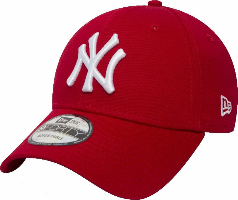 Czapka z daszkiem New York Yankees 9Forty MLB League Basic Scarlet/White UNI Czapka z daszkiem