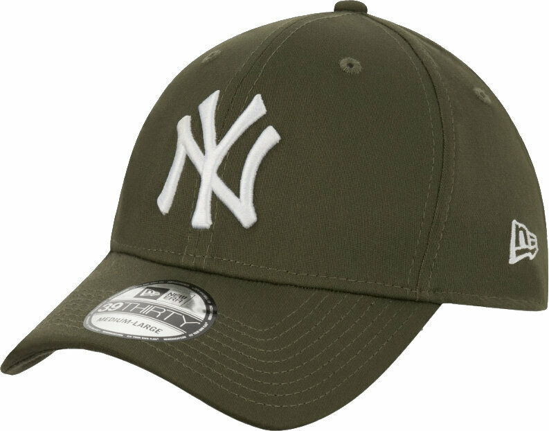 Cappellino New York Yankees 39Thirty MLB League Essential Olive/White L/XL Cappellino