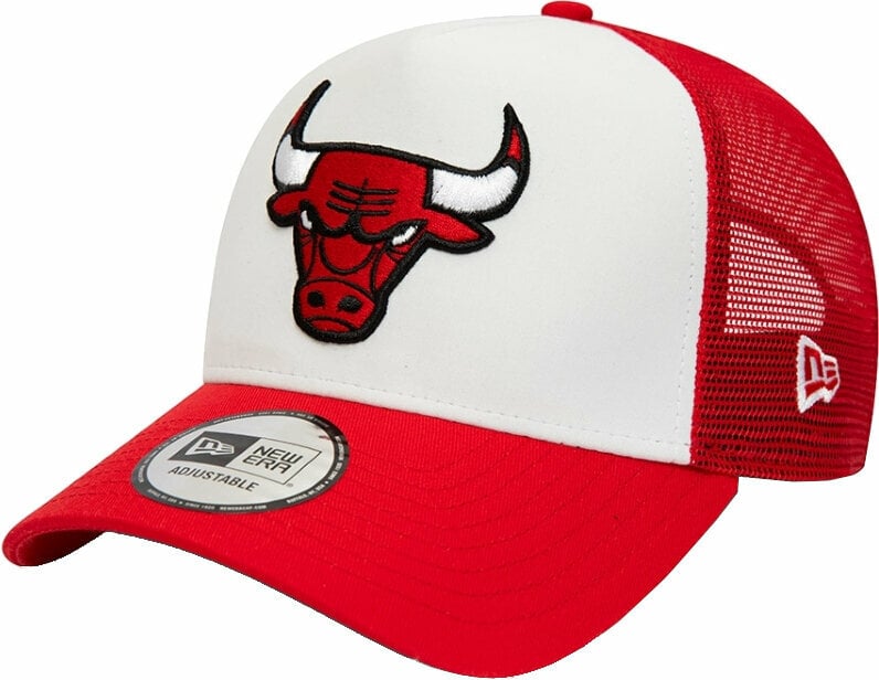 Casquette Chicago Bulls 9Forty AF Trucker NBA Team Clear White/Red UNI Casquette