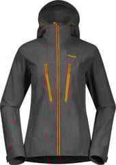 Jachetă Bergans Cecilie Mountain Softshell Women Solid Dark Grey/Cloudberry Yellow
