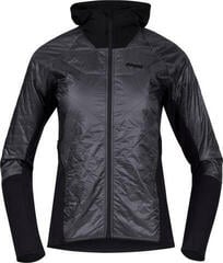 Outdorová bunda Bergans Cecilie Light Insulated Hybrid Women Solid Dark Grey/Black XS Outdorová bunda
