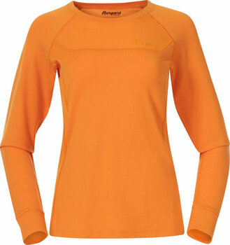Thermal Underwear Bergans Cecilie Wool Long Sleeve Women Cloudberry Yellow/Lush Yellow XS Thermal Underwear - 1