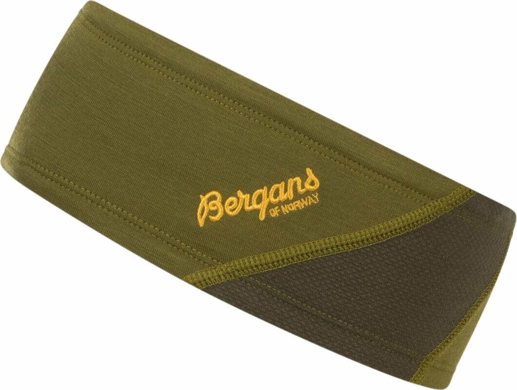 Trak Bergans Cecilie V2 Light Wool Headband Women Trail Green/Dark Olive Green 58 Trak