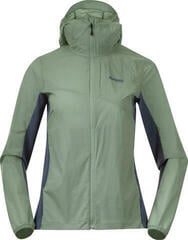 Outdorová bunda Bergans Rabot Lt Windbreaker Women Jade Green/Orion Blue