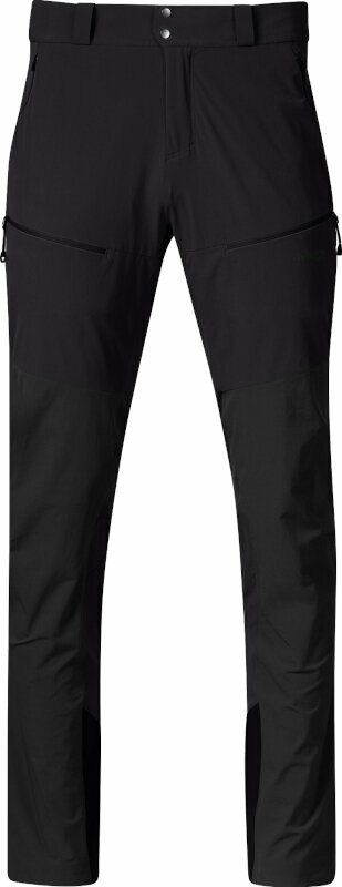 Outdoor Pants Bergans Rabot V2 Softshell Pants Men Black/Dark Shadow Grey 48 Outdoor Pants