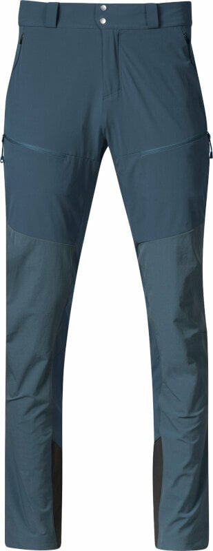 Calças de exterior Bergans Rabot V2 Softshell Pants Men Orion Blue 48 Calças de exterior
