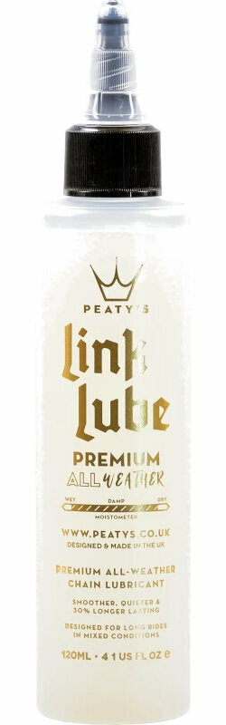 Fiets onderhoud Peaty's Linklube All-Weather Premium 120 ml Fiets onderhoud
