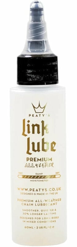 Fiets onderhoud Peaty's Linklube All-Weather Premium 60 ml Fiets onderhoud
