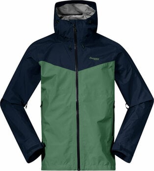 Outdoor Jacket Bergans Skar Light 3L Shell Jacket Men Dark Jade Green/Navy Blue S Outdoor Jacket - 1