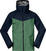 Casaco de exterior Bergans Skar Light 3L Shell Jacket Men Dark Jade Green/Navy Blue S Casaco de exterior