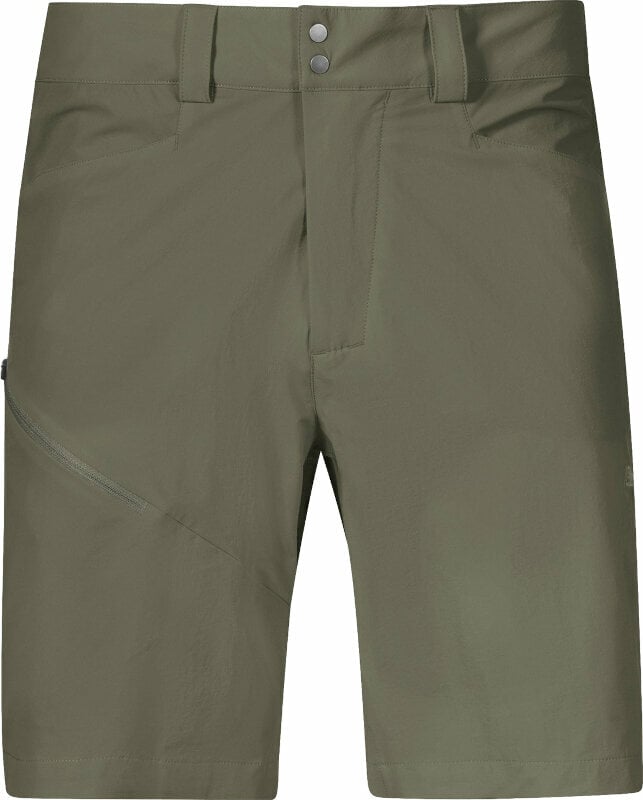 Outdoorové šortky Bergans Vandre Light Softshell Shorts Men Green Mud 48 Outdoorové šortky