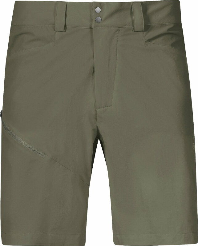 Shorts til udendørs brug Bergans Vandre Light Softshell Shorts Men Green Mud 52 Shorts til udendørs brug