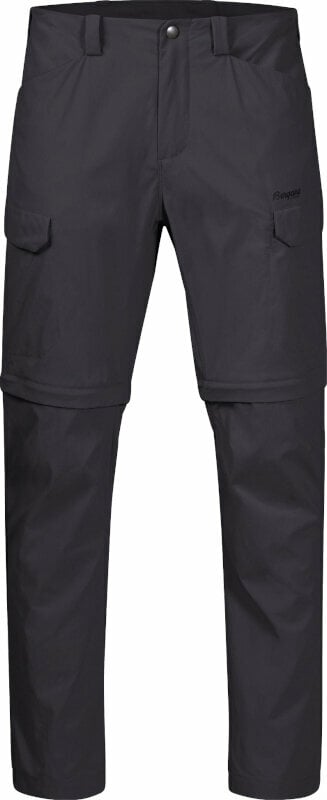Outdoorové nohavice Bergans Utne ZipOff Pants Men Solid Charcoal L Outdoorové nohavice
