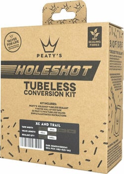 Set riparazione bici Peaty's Holeshot Tubeless Conversion Kit 120 ml 25 mm 42.0 - 1