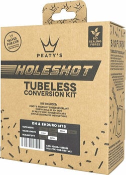 Σετ Εργαλείων Ποδηλάτου και Επισκευής Λάστιχου Peaty's Holeshot Tubeless Conversion Kit 120 ml 30 χλστ. 42.0 - 1
