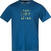 Friluftsliv T-shirt Bergans Graphic Wool Tee Men North Sea Blue/Jade Green/Navy Blue XL T-shirt