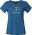 T-shirt de exterior Bergans Graphic Wool Tee Women North Sea Blue/Jade Green/Navy Blue M T-shirt de exterior