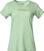 Тениска Bergans Graphic Wool Tee Women Light Jade Green/Chianti Red XS Тениска